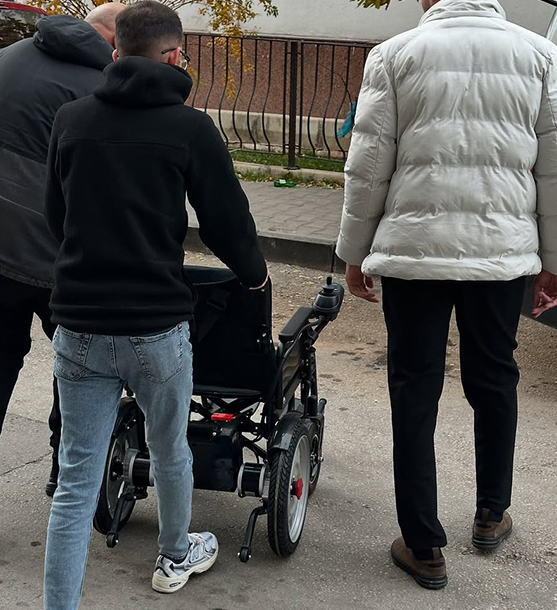 Tekerlekli Sandalye İhtiyaçlarına Teslim Sağlanmıştır